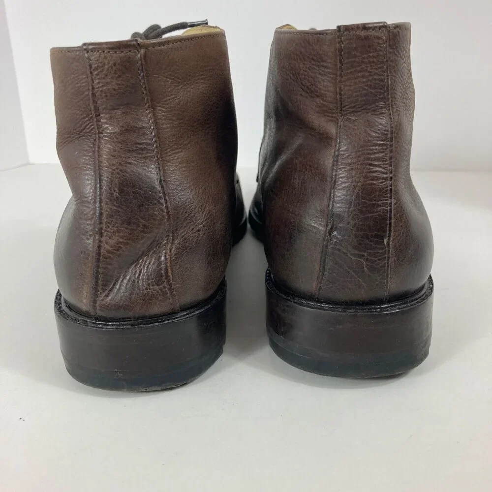 Mens‎ Martin Dingman Country Wear Handmade Leather Brown Chukka Boots 11D